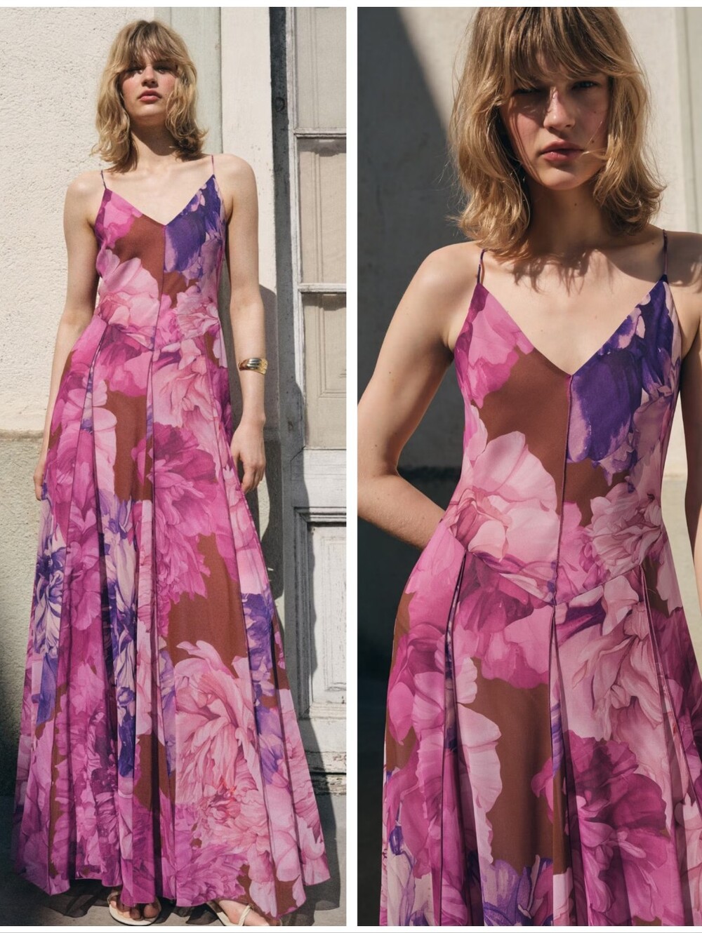 MANGO Maxi Floral Dress